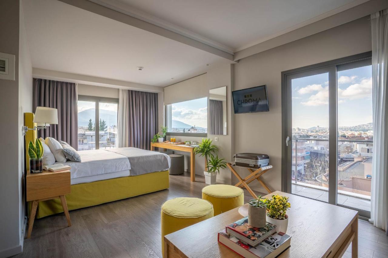 Chroma Fashion Rooms & Apartments Athen Eksteriør billede