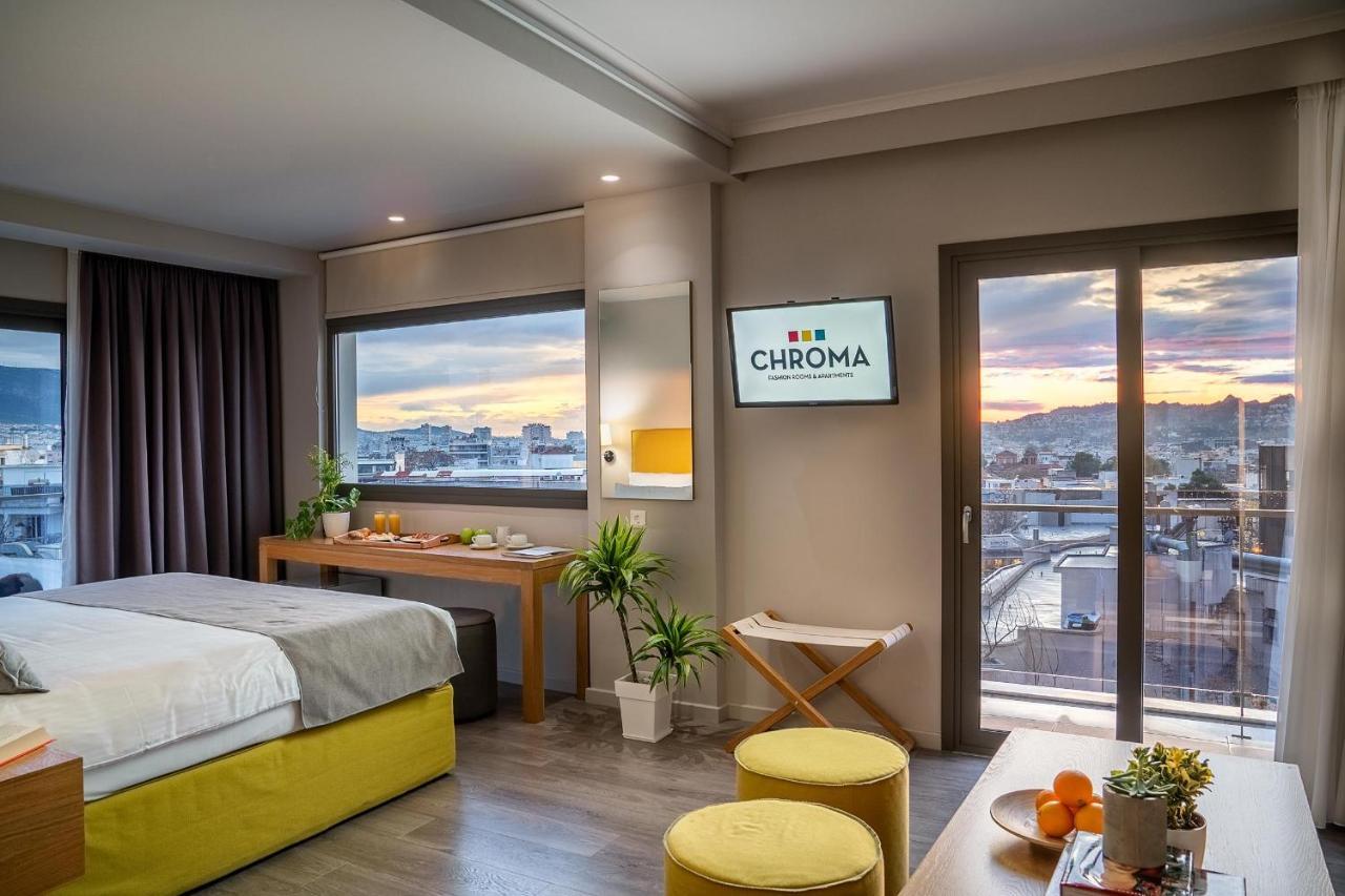 Chroma Fashion Rooms & Apartments Athen Eksteriør billede